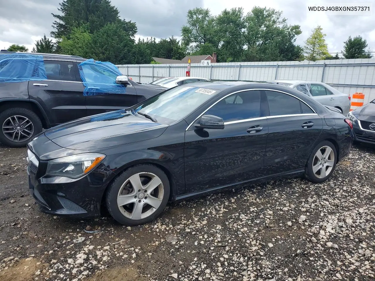 2016 Mercedes-Benz Cla 250 4Matic VIN: WDDSJ4GBXGN357371 Lot: 58705046