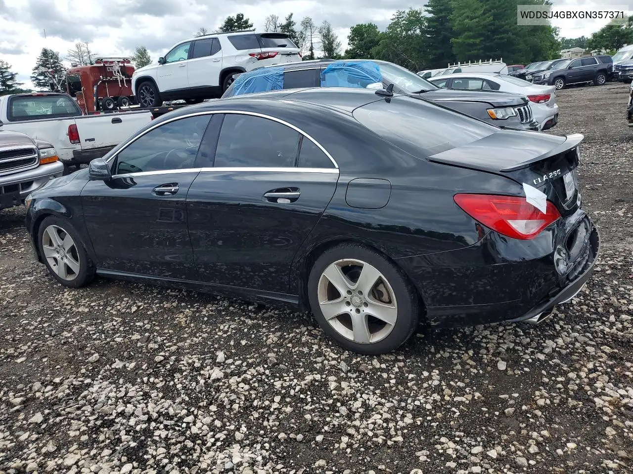 2016 Mercedes-Benz Cla 250 4Matic VIN: WDDSJ4GBXGN357371 Lot: 58705046