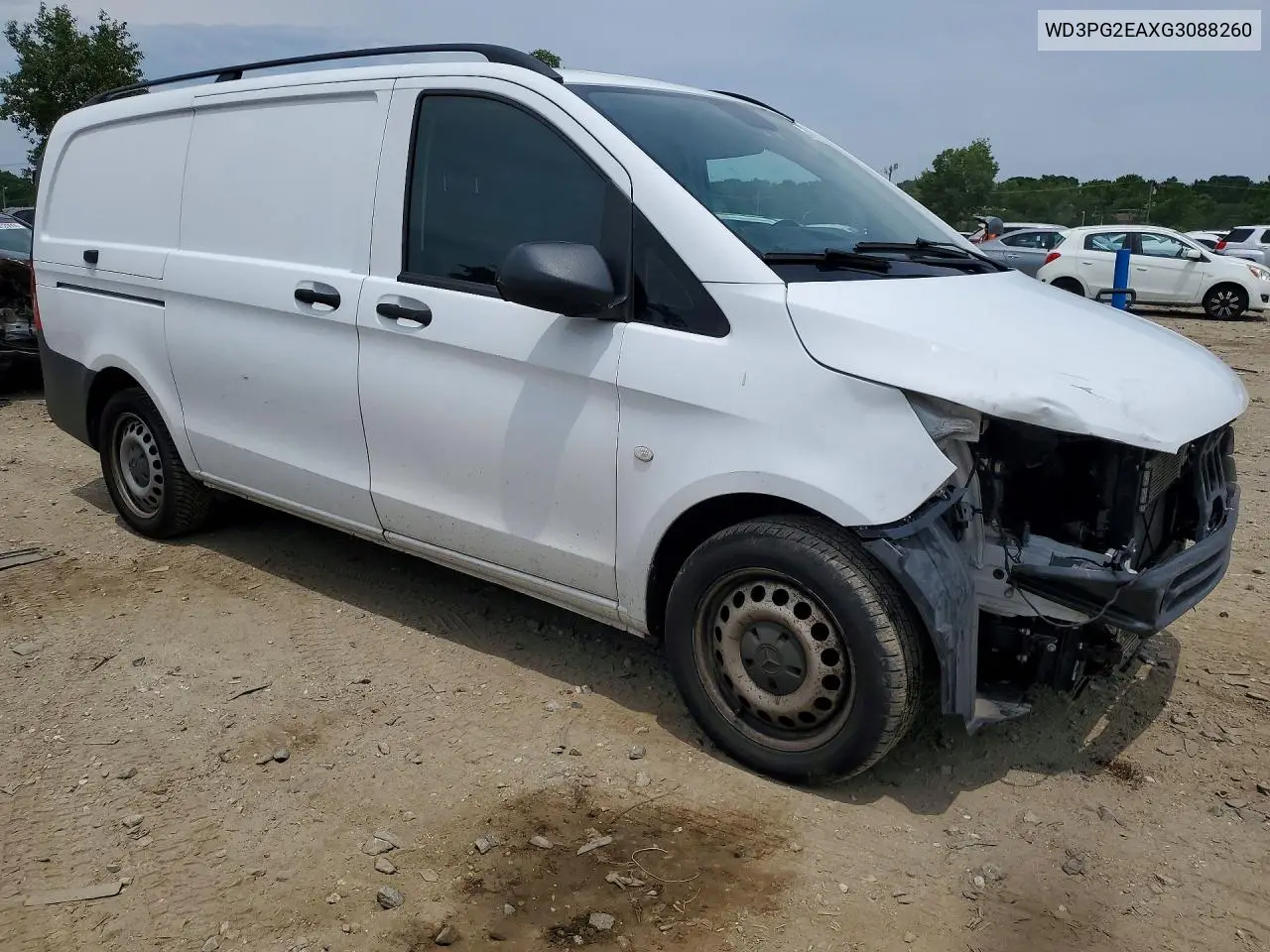 2016 Mercedes-Benz Metris Delivery Van VIN: WD3PG2EAXG3088260 Lot: 58733026