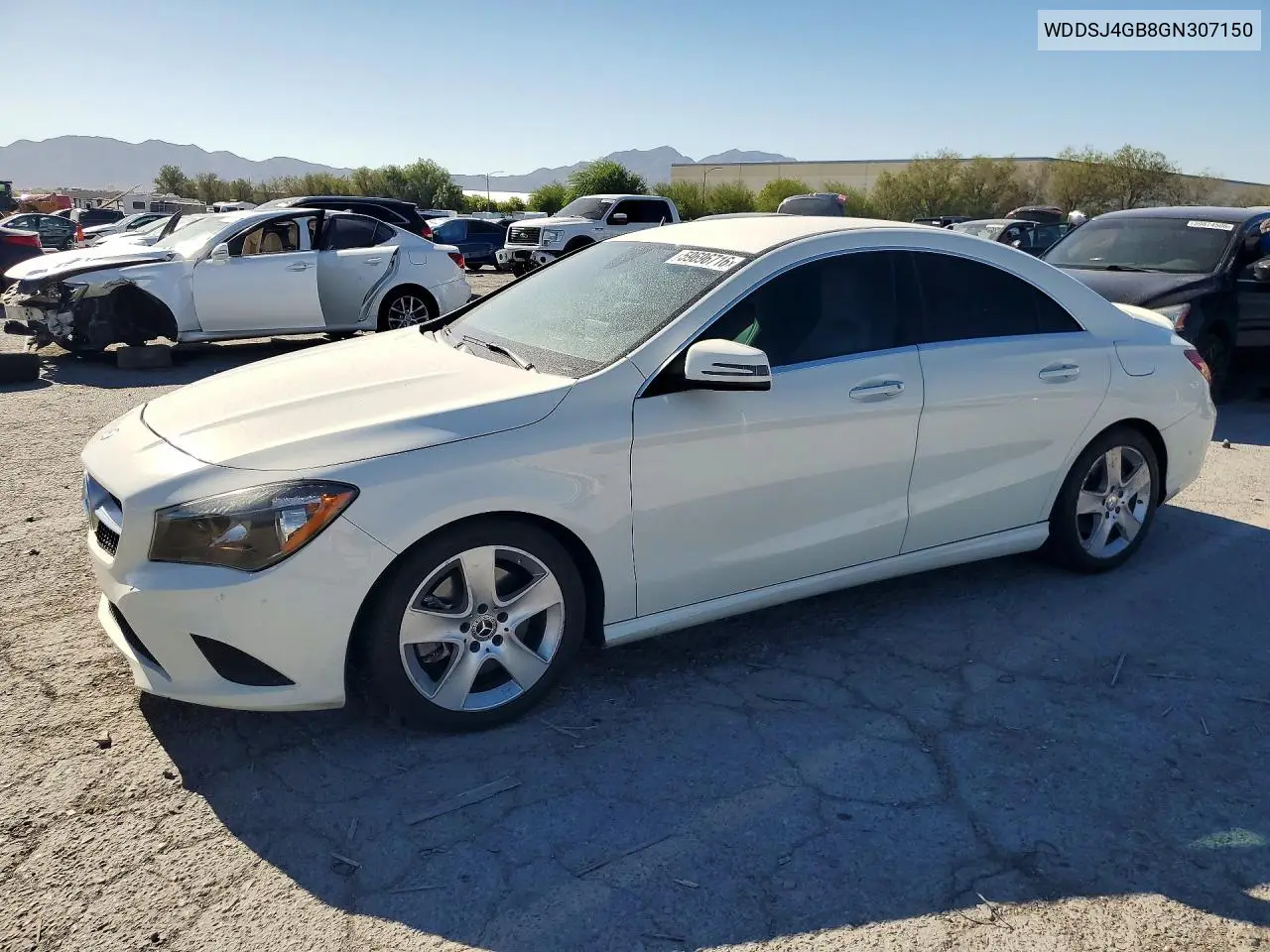 2016 Mercedes-Benz Cla 250 4Matic VIN: WDDSJ4GB8GN307150 Lot: 59696716