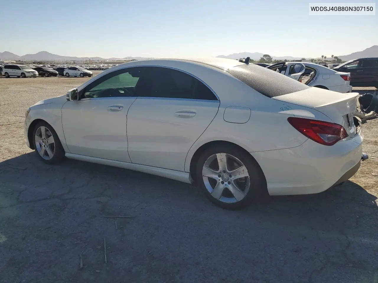 2016 Mercedes-Benz Cla 250 4Matic VIN: WDDSJ4GB8GN307150 Lot: 59696716