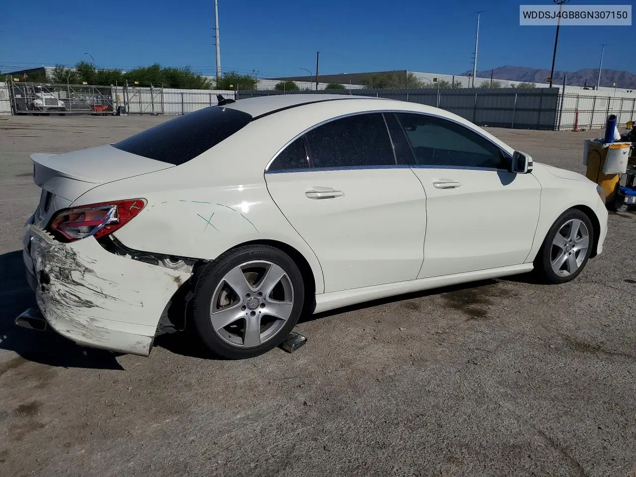 2016 Mercedes-Benz Cla 250 4Matic VIN: WDDSJ4GB8GN307150 Lot: 59696716