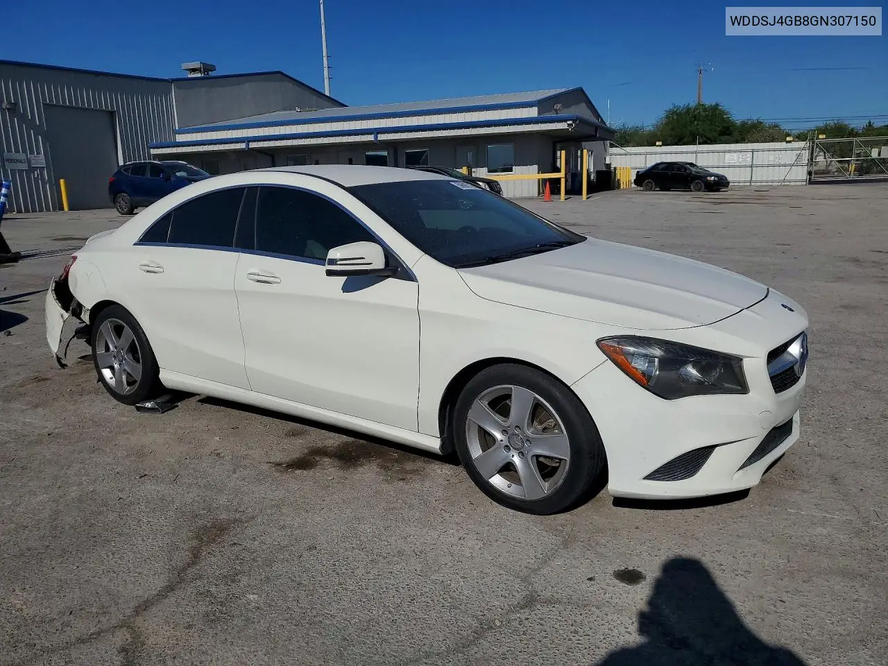 2016 Mercedes-Benz Cla 250 4Matic VIN: WDDSJ4GB8GN307150 Lot: 59696716