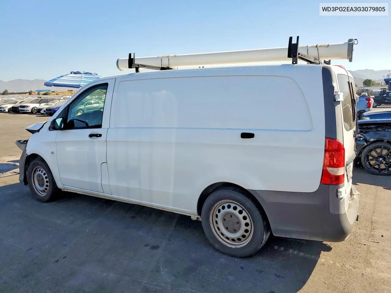 2016 Mercedes-Benz Metris VIN: WD3PG2EA3G3079805 Lot: 59704046
