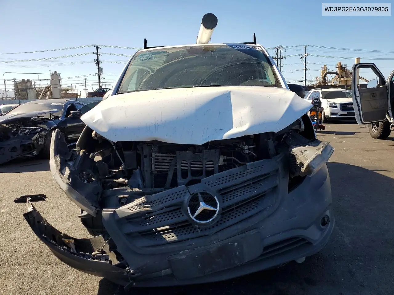 2016 Mercedes-Benz Metris VIN: WD3PG2EA3G3079805 Lot: 59704046