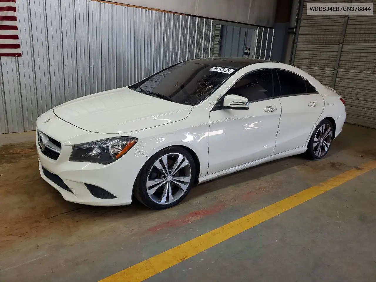 2016 Mercedes-Benz Cla 250 VIN: WDDSJ4EB7GN378844 Lot: 59779726