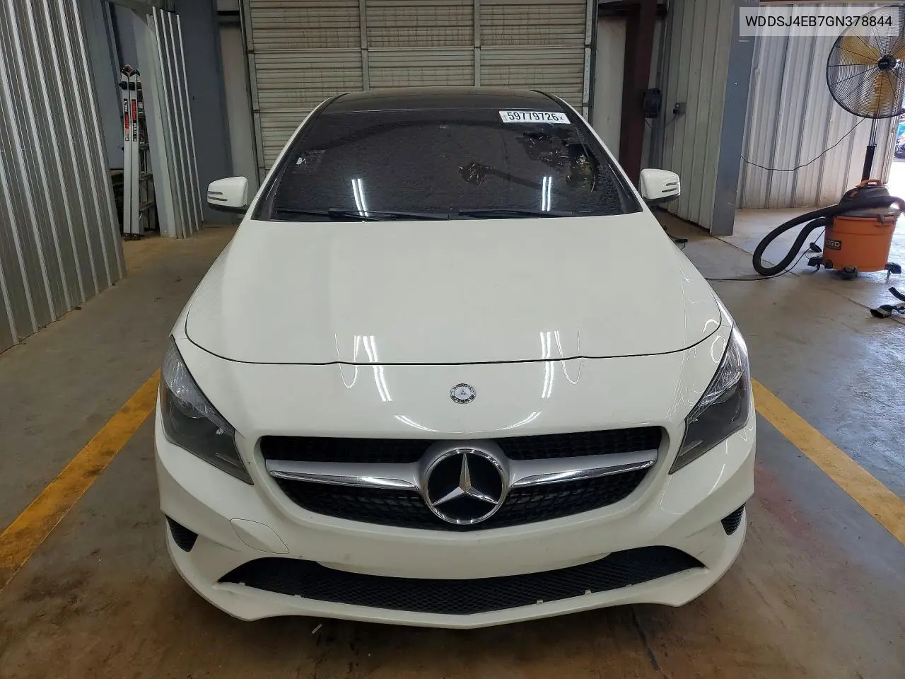 2016 Mercedes-Benz Cla 250 VIN: WDDSJ4EB7GN378844 Lot: 59779726