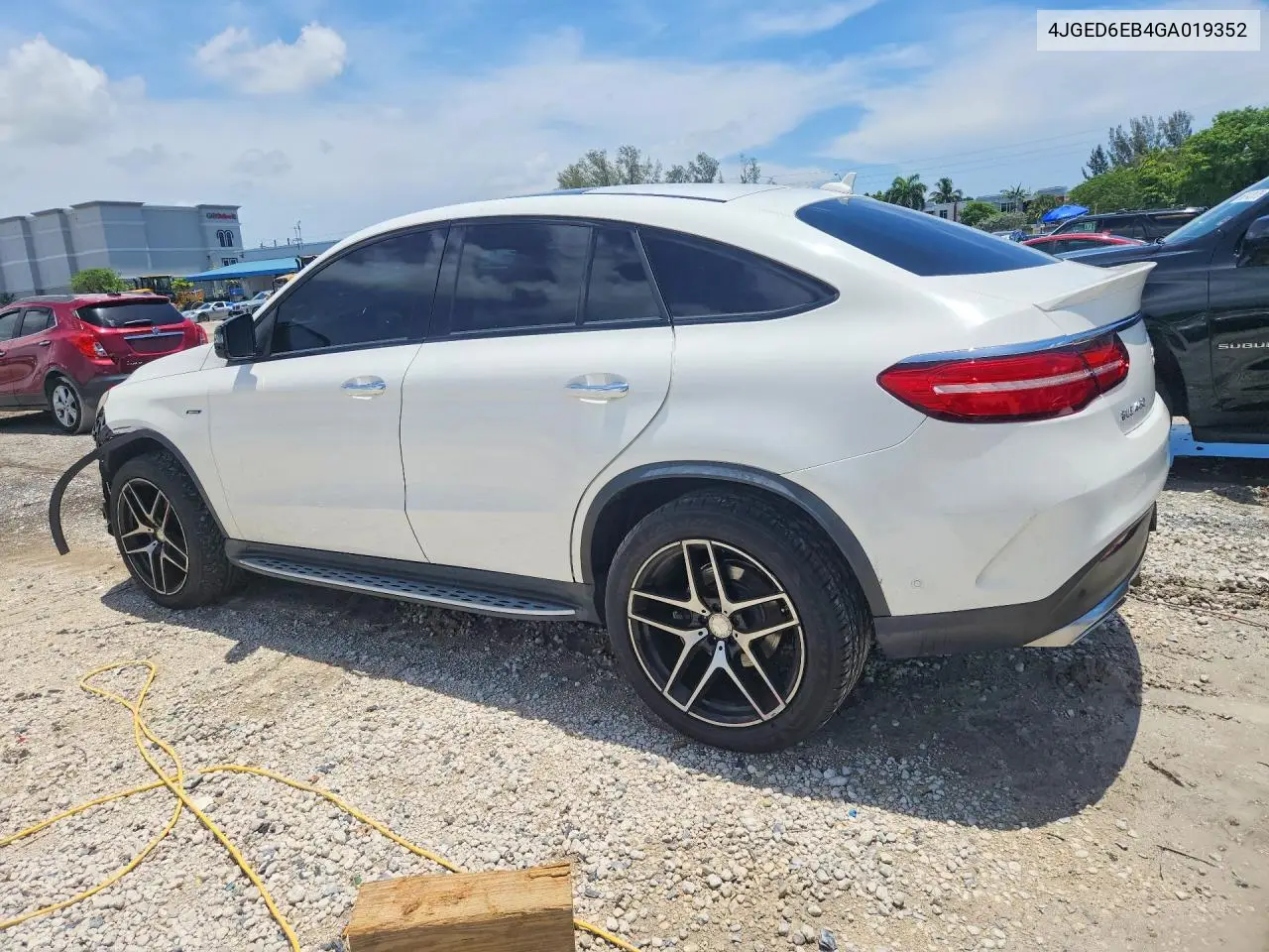 2016 Mercedes-Benz Gle Coupe 450 4Matic VIN: 4JGED6EB4GA019352 Lot: 59782636