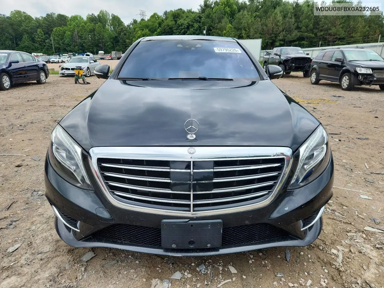 2016 Mercedes-Benz S 550 4Matic VIN: WDDUG8FBXGA232605 Lot: 59795226