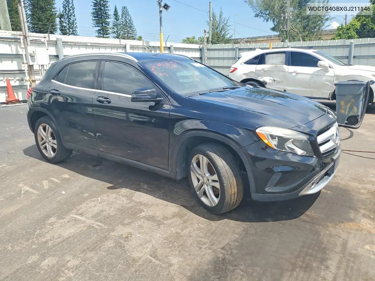 2016 Mercedes-Benz Gla 250 4Matic VIN: WDCTG4GBXGJ211146 Lot: 60060466