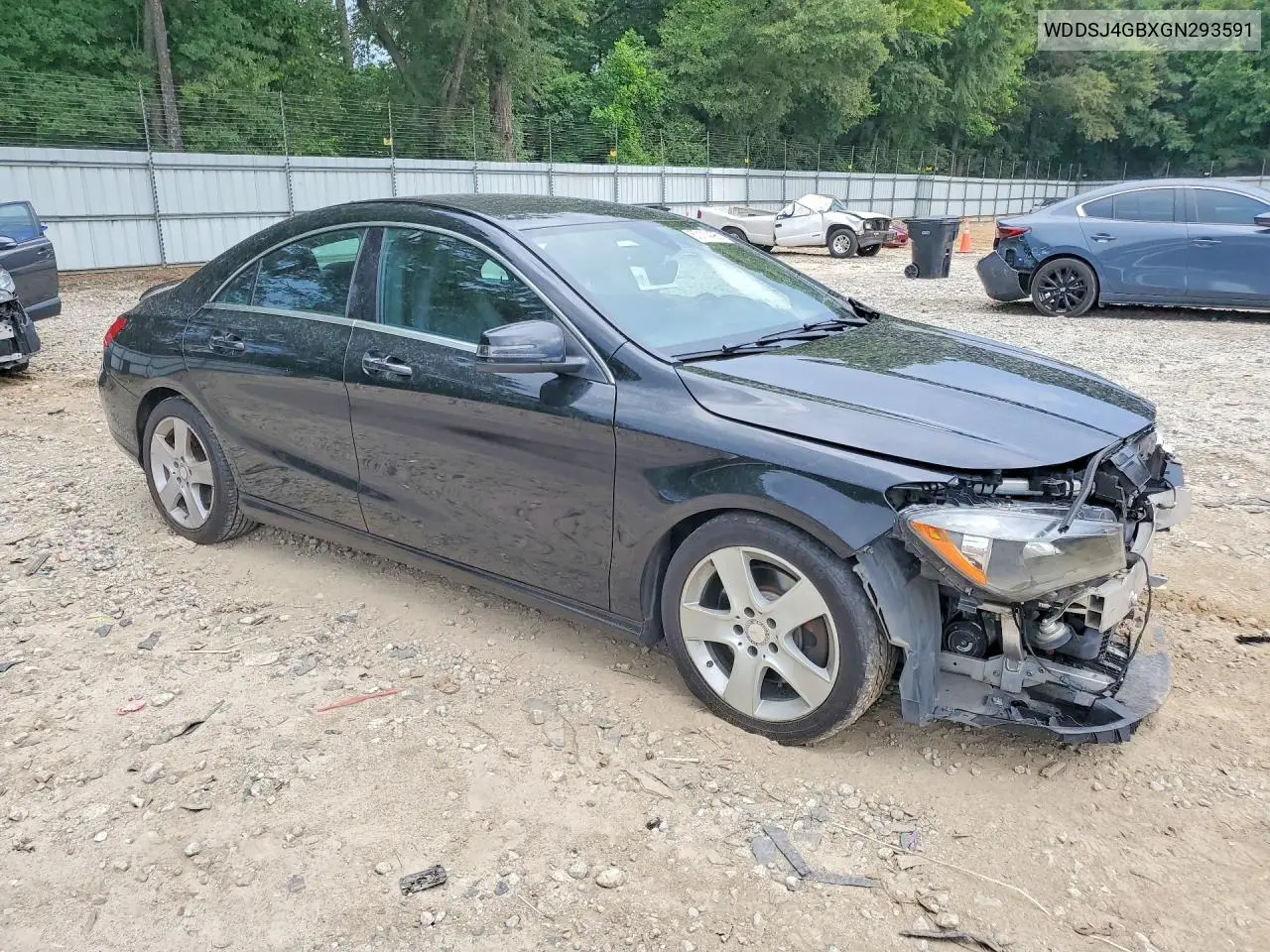 2016 Mercedes-Benz Cla 250 4Matic VIN: WDDSJ4GBXGN293591 Lot: 60114496