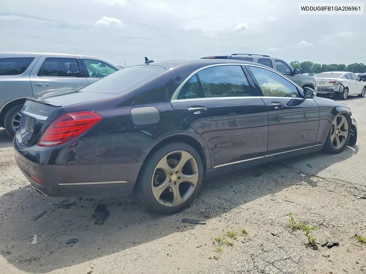 2016 Mercedes-Benz S 550 4Matic VIN: WDDUG8FB1GA206961 Lot: 60127716