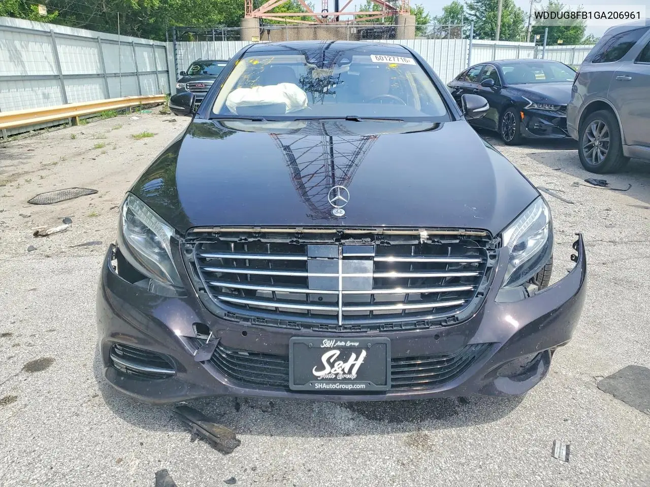 2016 Mercedes-Benz S 550 4Matic VIN: WDDUG8FB1GA206961 Lot: 60127716