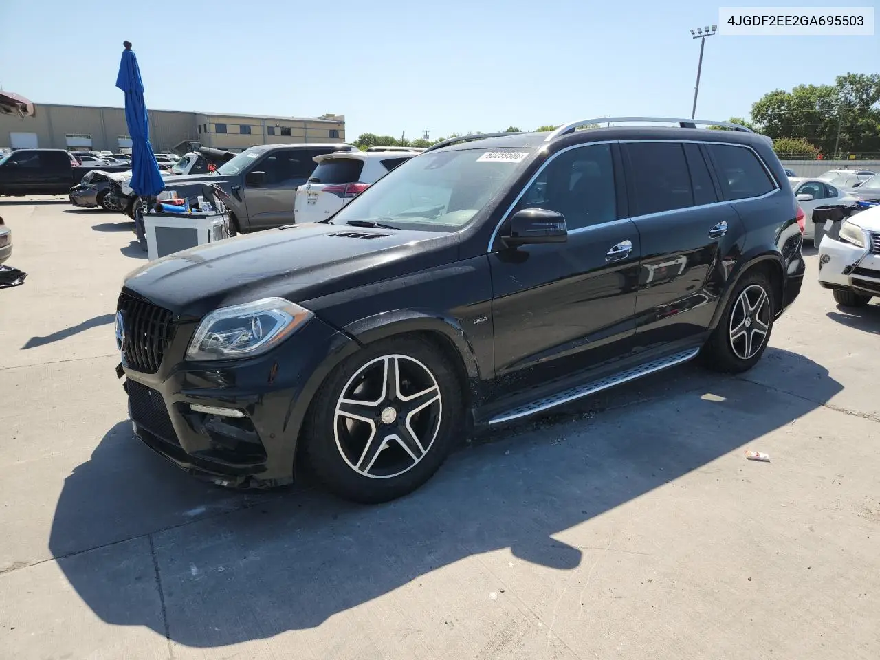2016 Mercedes-Benz Gl 350 Bluetec VIN: 4JGDF2EE2GA695503 Lot: 60259586