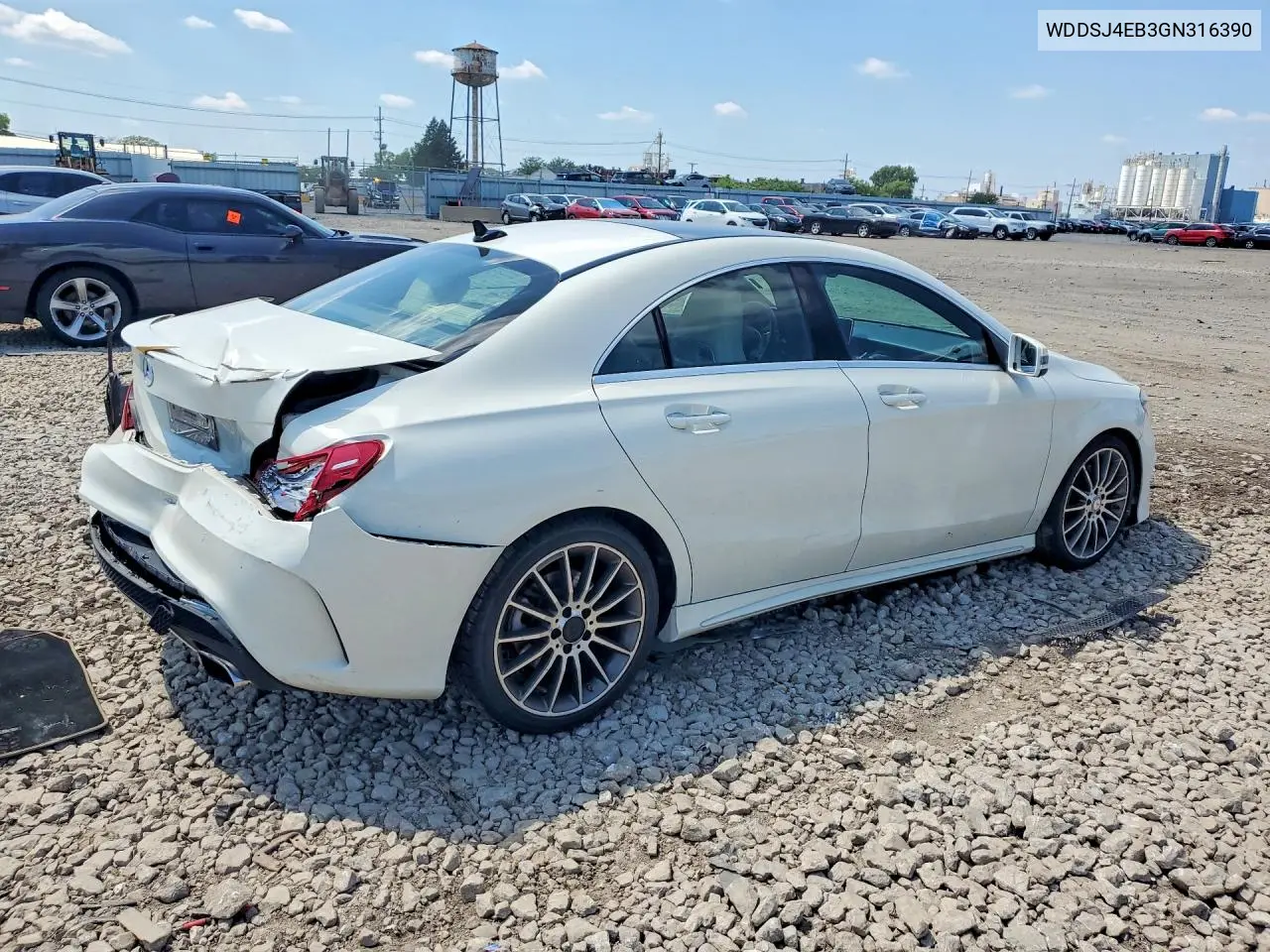 2016 Mercedes-Benz Cla 250 VIN: WDDSJ4EB3GN316390 Lot: 60328986