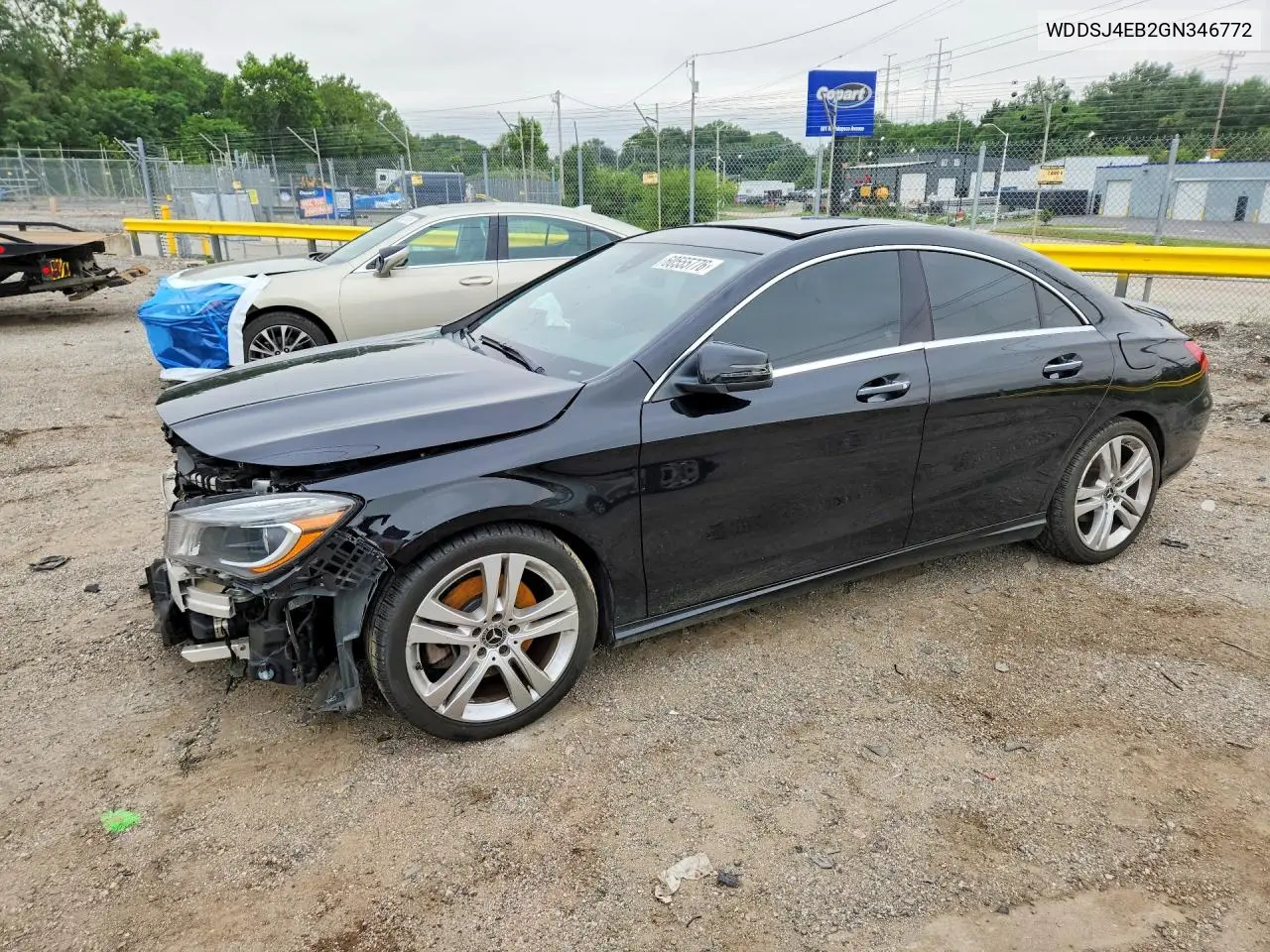 2016 Mercedes-Benz Cla 250 VIN: WDDSJ4EB2GN346772 Lot: 60555776