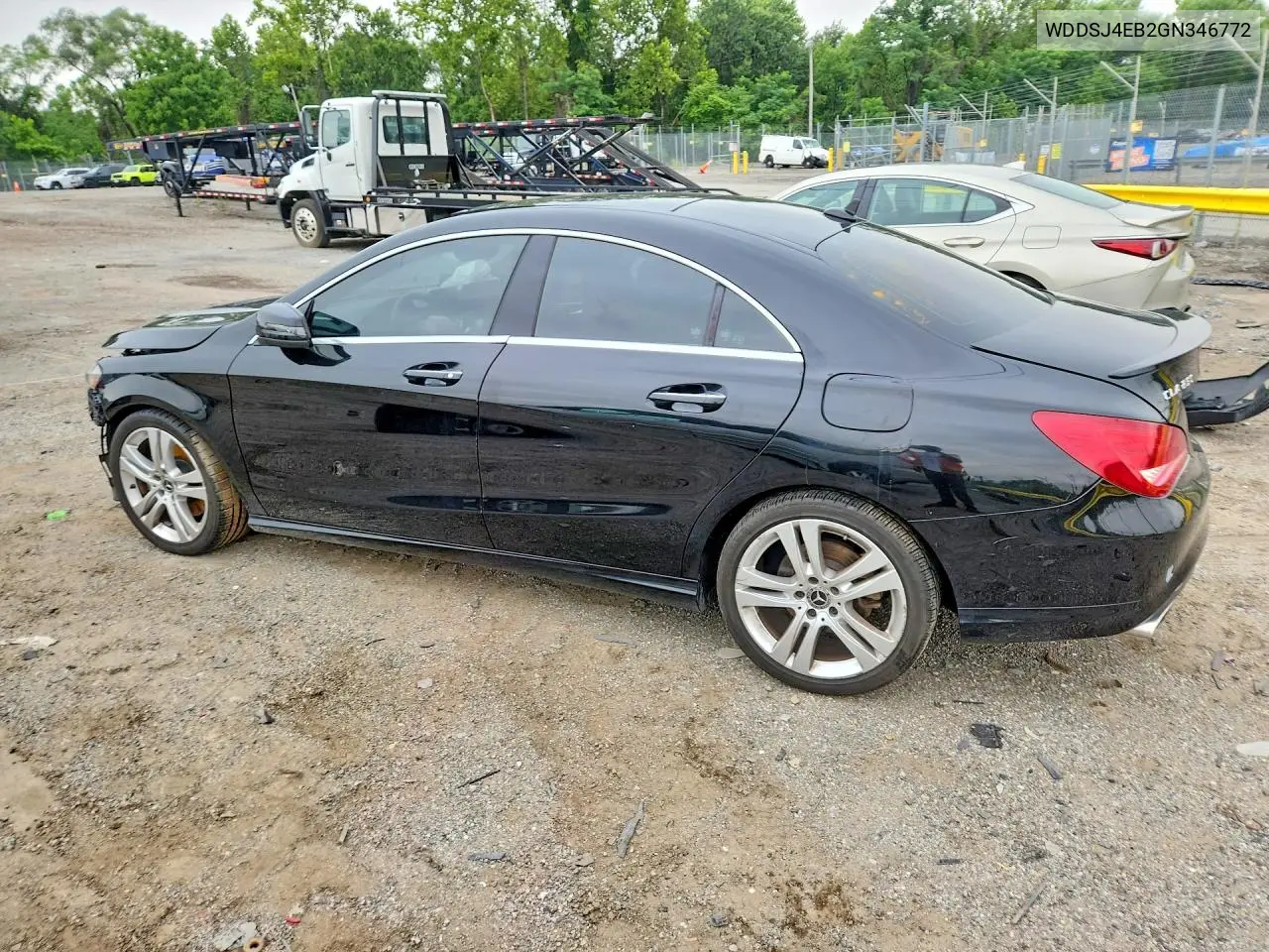 2016 Mercedes-Benz Cla 250 VIN: WDDSJ4EB2GN346772 Lot: 60555776