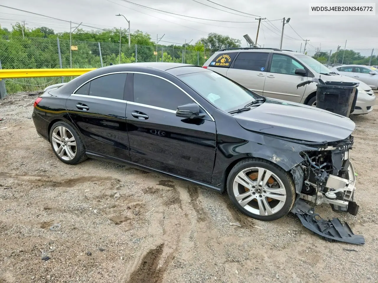 2016 Mercedes-Benz Cla 250 VIN: WDDSJ4EB2GN346772 Lot: 60555776