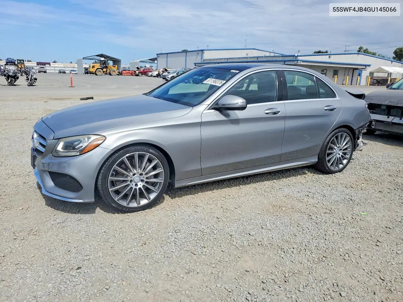 2016 Mercedes-Benz C 300 VIN: 55SWF4JB4GU145066 Lot: 61196376