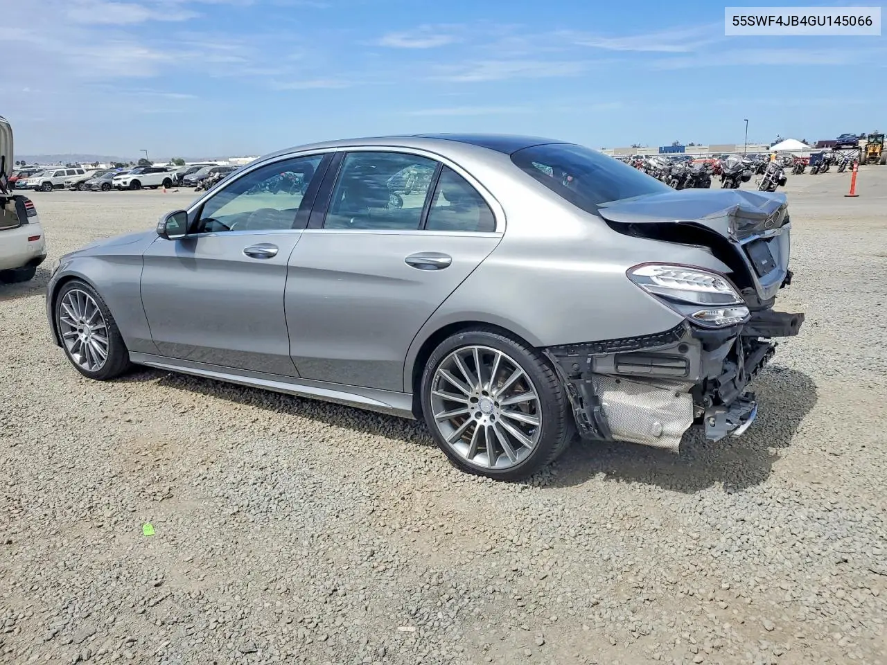 2016 Mercedes-Benz C 300 VIN: 55SWF4JB4GU145066 Lot: 61196376