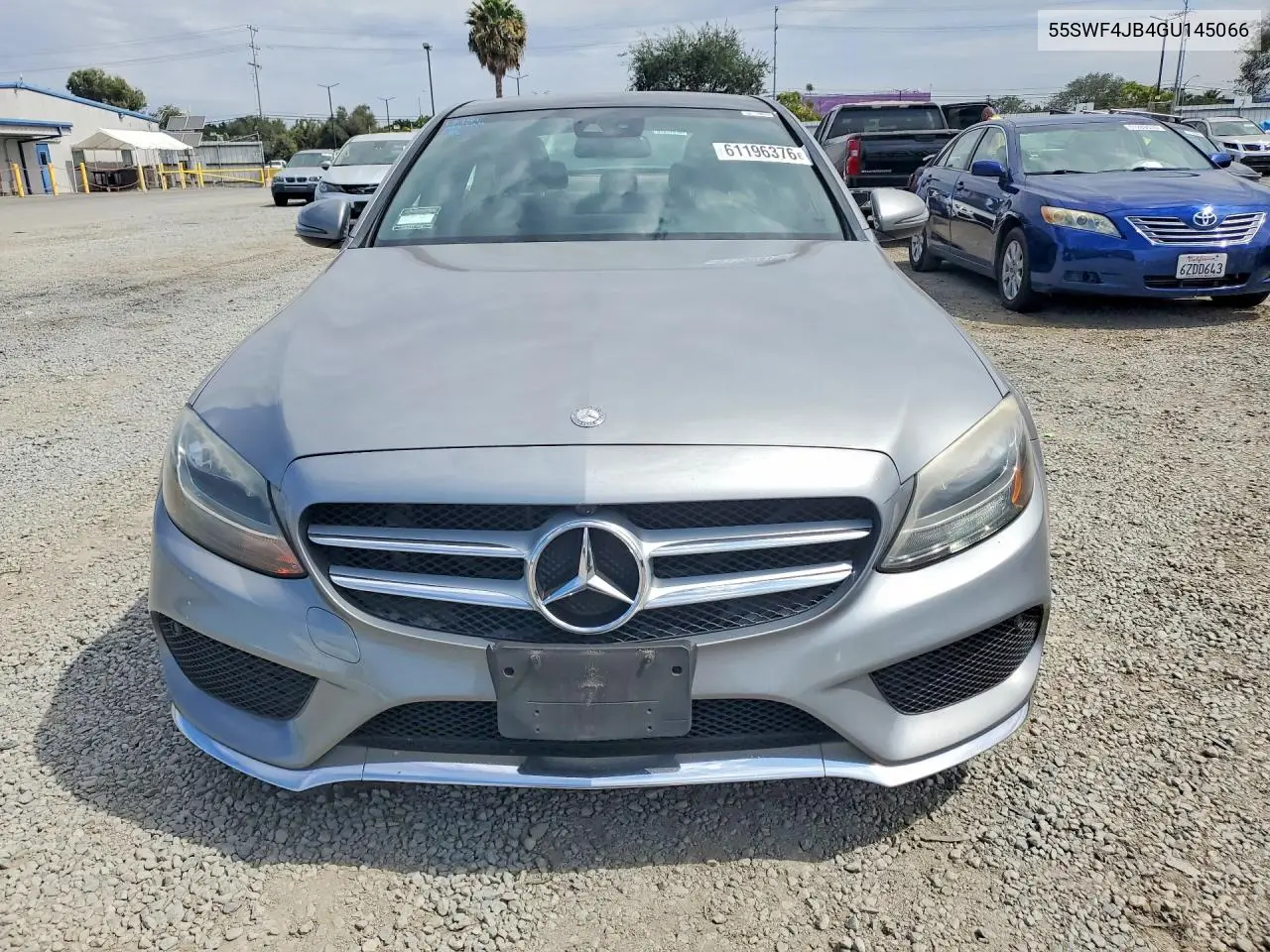 2016 Mercedes-Benz C 300 VIN: 55SWF4JB4GU145066 Lot: 61196376