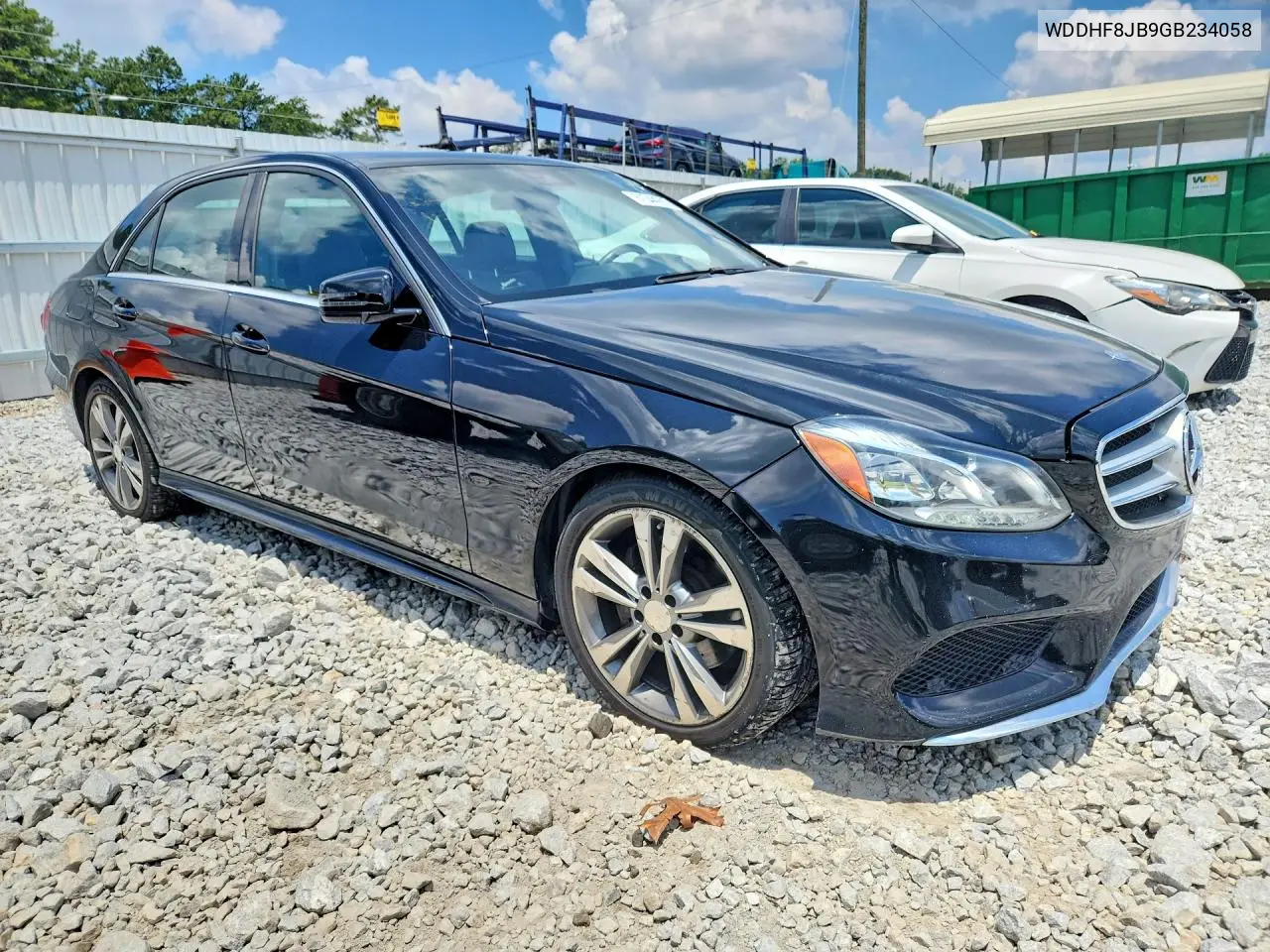2016 Mercedes-Benz E 350 4Matic VIN: WDDHF8JB9GB234058 Lot: 61344296