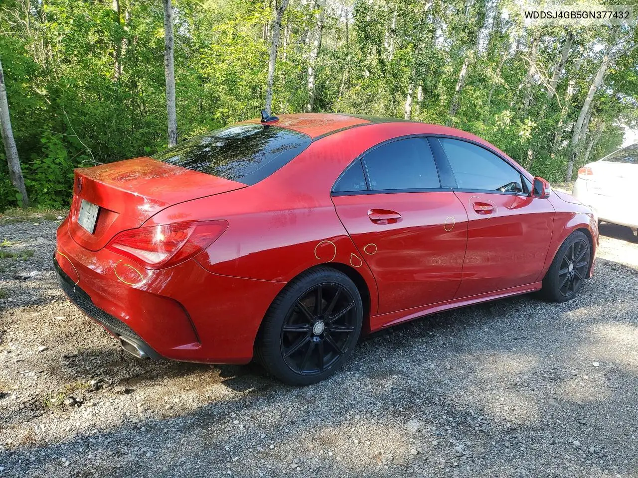 2016 Mercedes-Benz Cla 250 4Matic VIN: WDDSJ4GB5GN377432 Lot: 61351396
