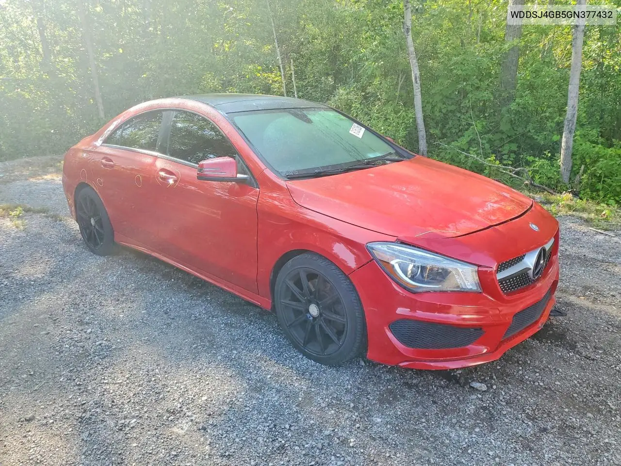 2016 Mercedes-Benz Cla 250 4Matic VIN: WDDSJ4GB5GN377432 Lot: 61351396