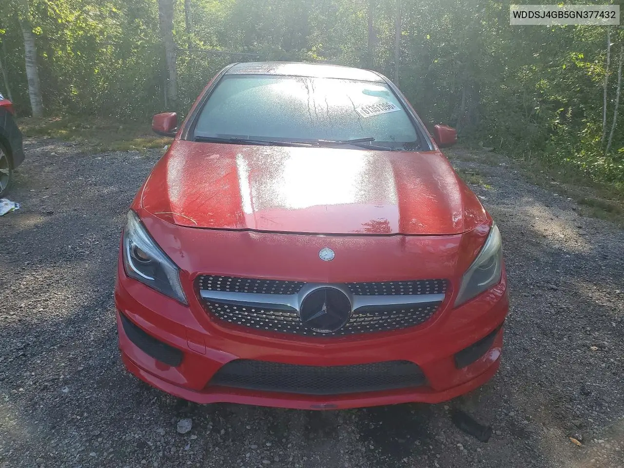 2016 Mercedes-Benz Cla 250 4Matic VIN: WDDSJ4GB5GN377432 Lot: 61351396