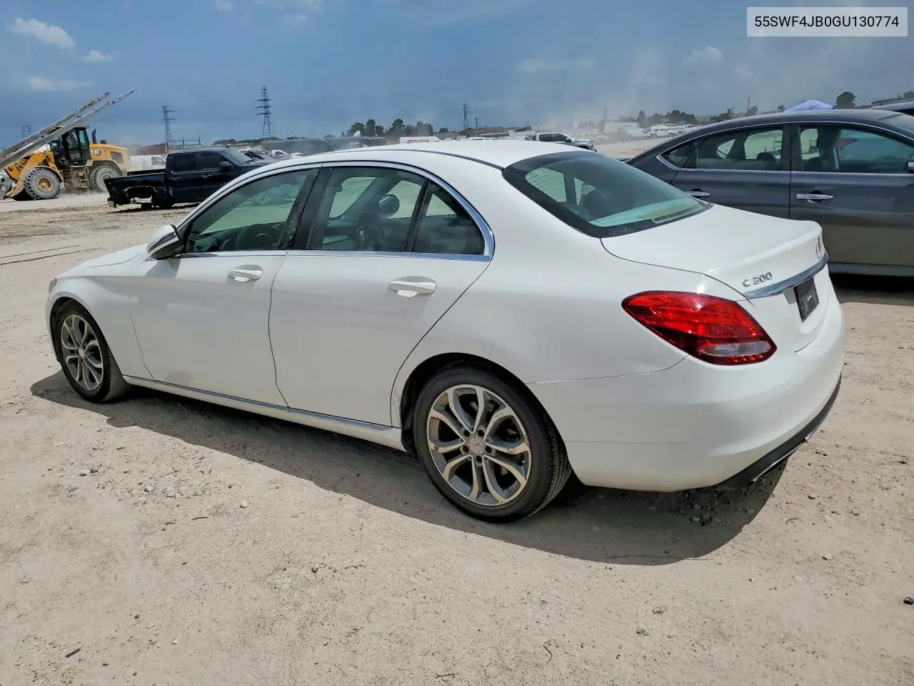 2016 Mercedes-Benz C 300 VIN: 55SWF4JB0GU130774 Lot: 61425416