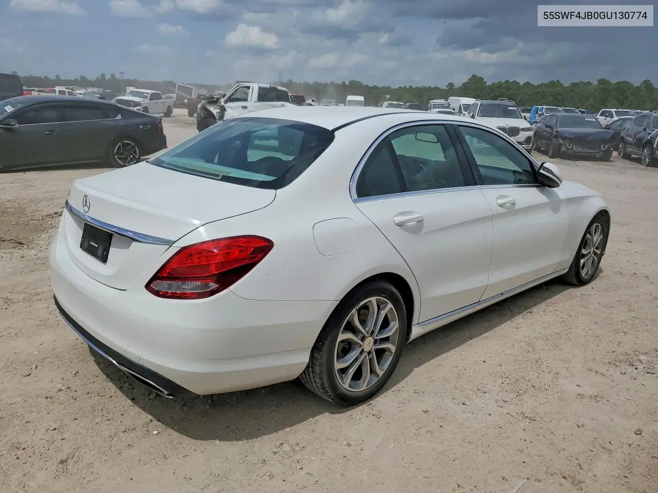 2016 Mercedes-Benz C 300 VIN: 55SWF4JB0GU130774 Lot: 61425416
