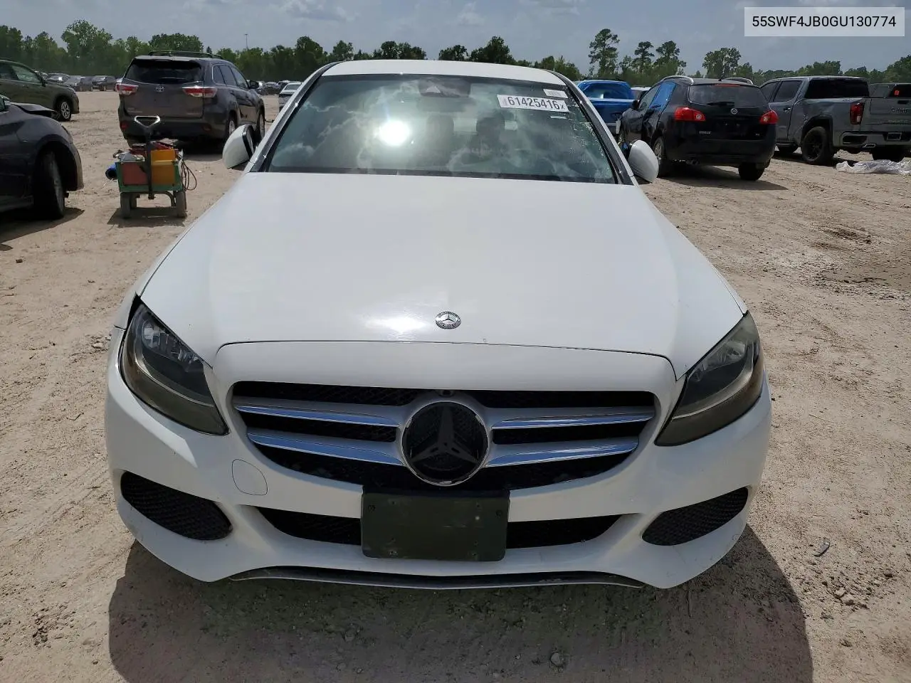 2016 Mercedes-Benz C 300 VIN: 55SWF4JB0GU130774 Lot: 61425416