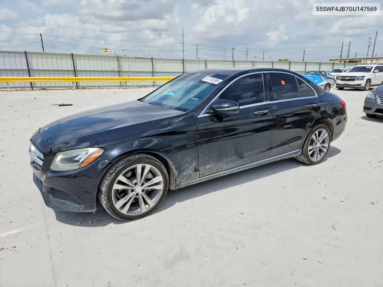 2016 Mercedes-Benz C 300 VIN: 55SWF4JB7GU147569 Lot: 61708396
