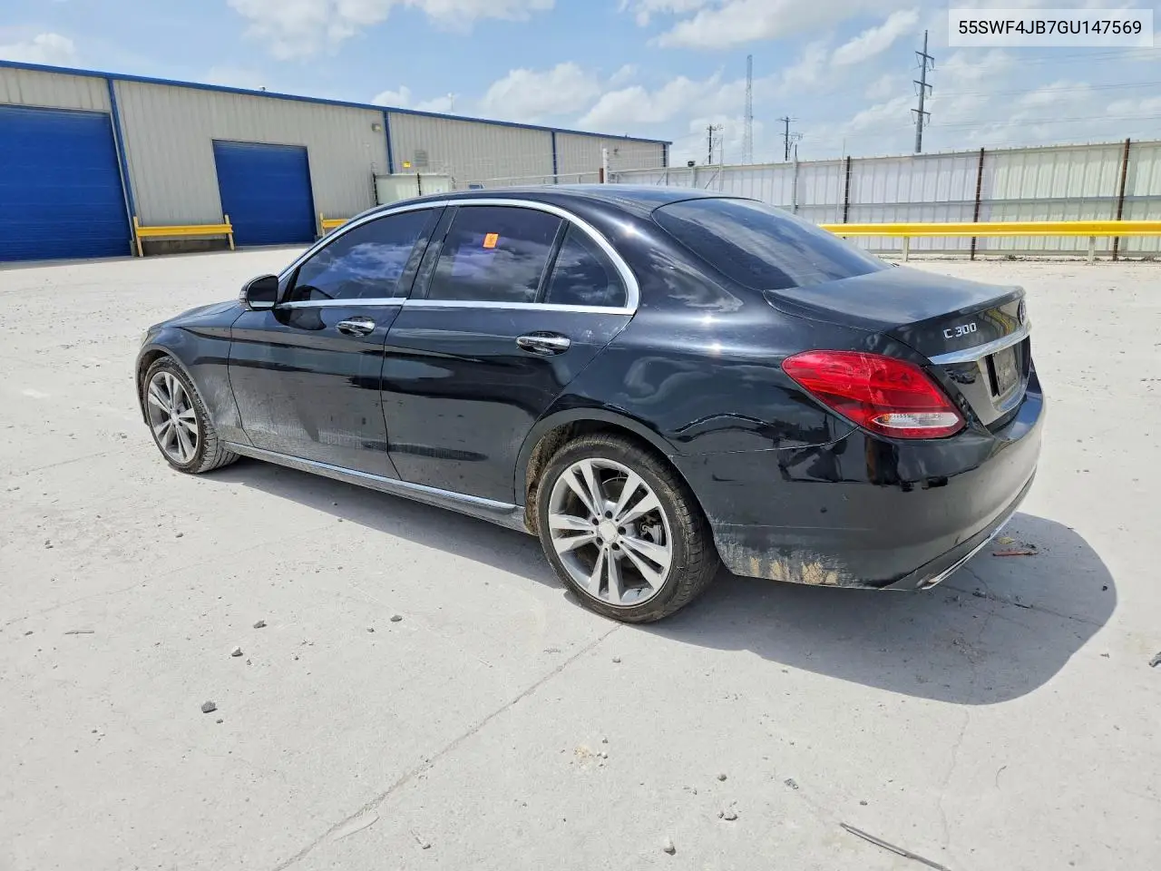 2016 Mercedes-Benz C 300 VIN: 55SWF4JB7GU147569 Lot: 61708396