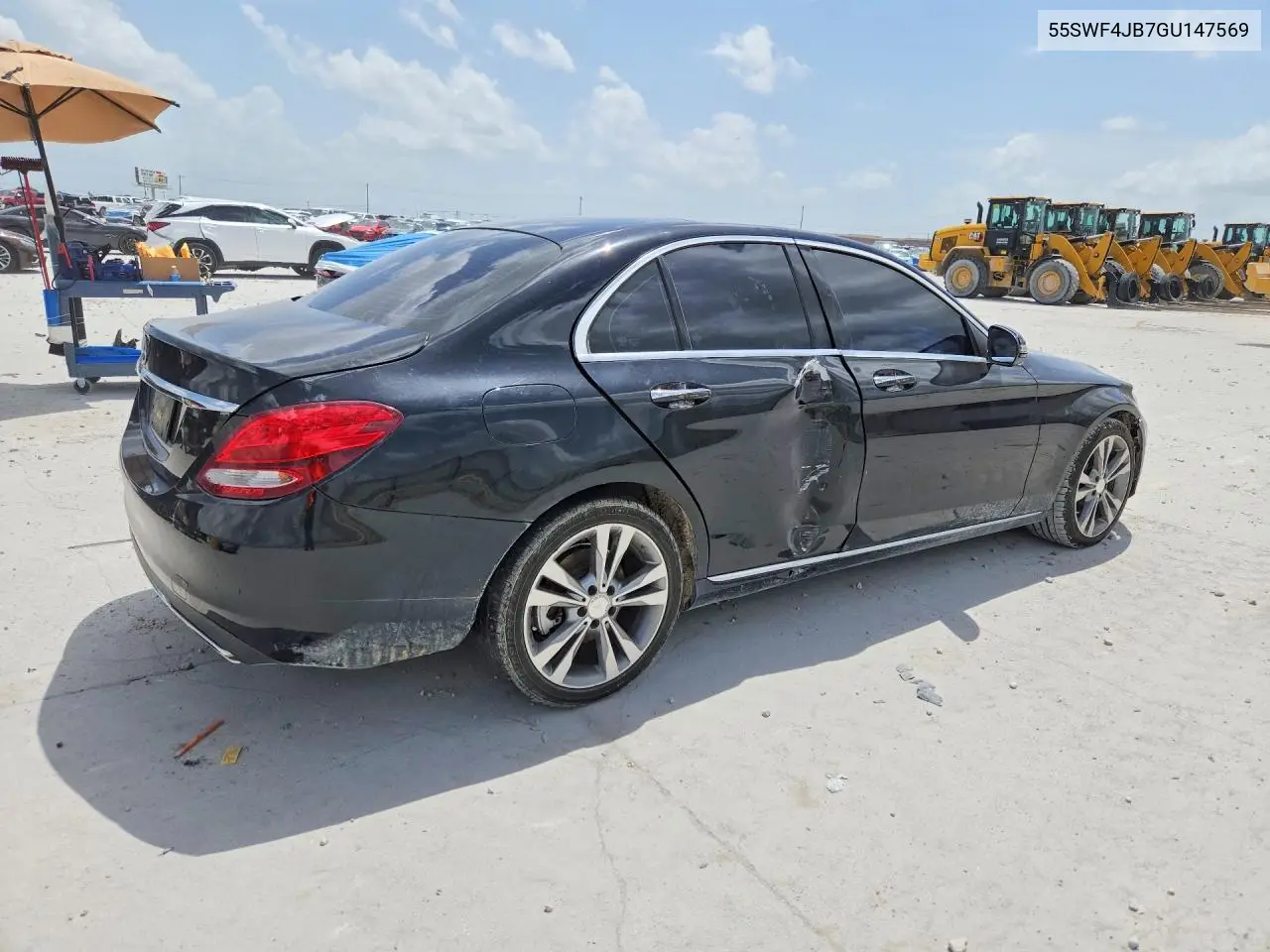 2016 Mercedes-Benz C 300 VIN: 55SWF4JB7GU147569 Lot: 61708396