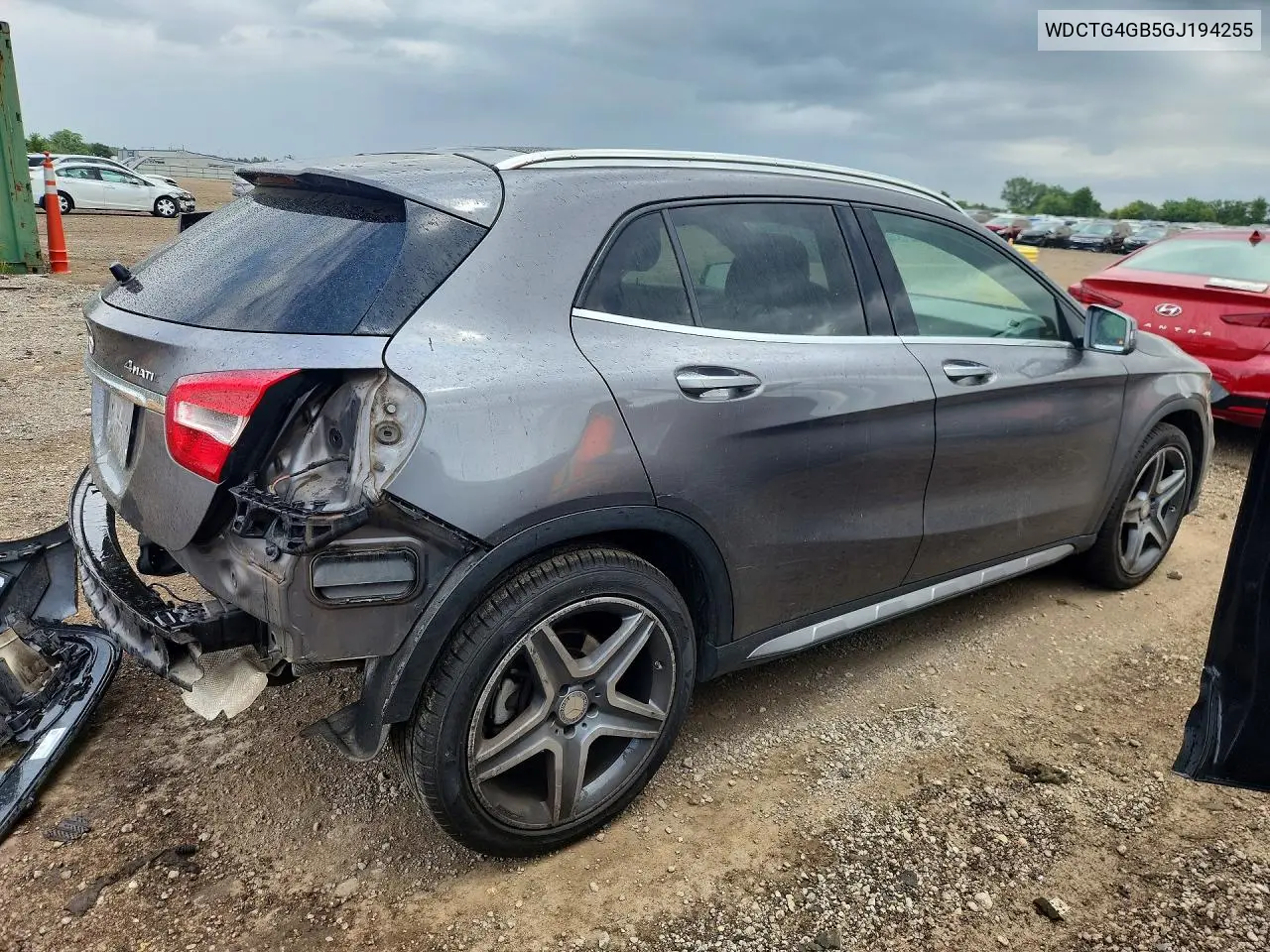 2016 Mercedes-Benz Gla 250 4Matic VIN: WDCTG4GB5GJ194255 Lot: 61743176
