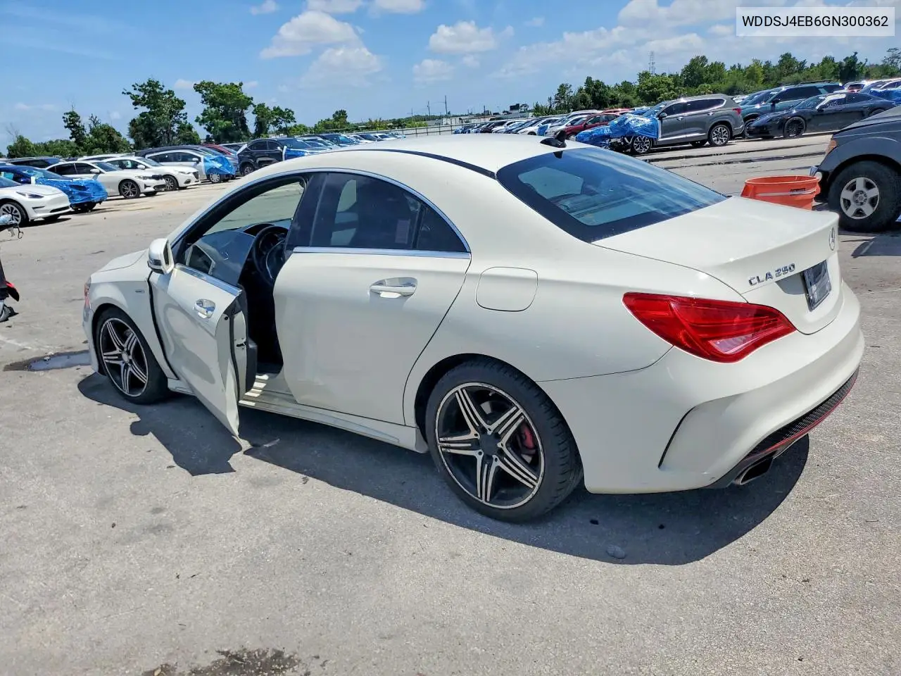 2016 Mercedes-Benz Cla 250 VIN: WDDSJ4EB6GN300362 Lot: 61851896