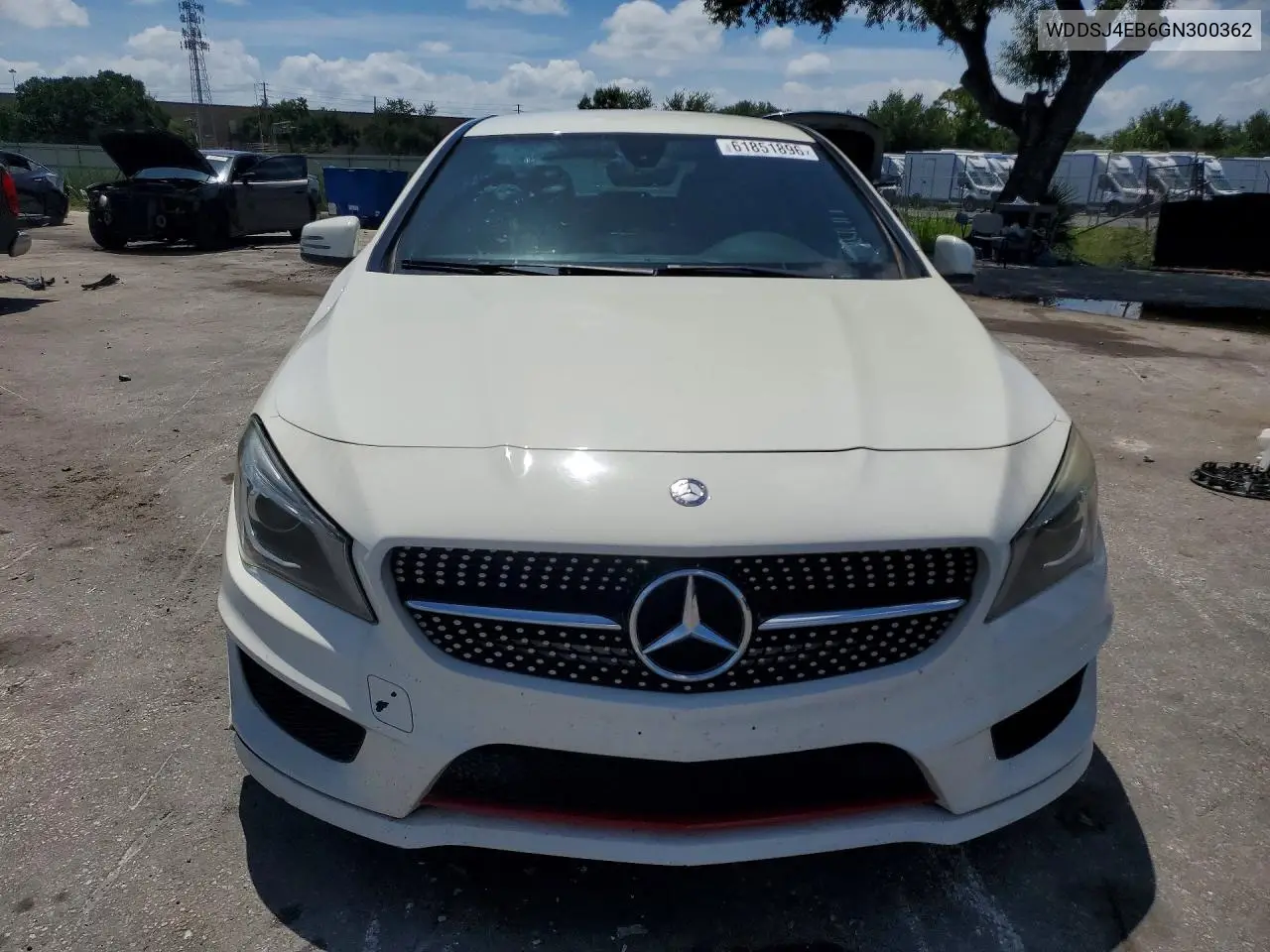 2016 Mercedes-Benz Cla 250 VIN: WDDSJ4EB6GN300362 Lot: 61851896