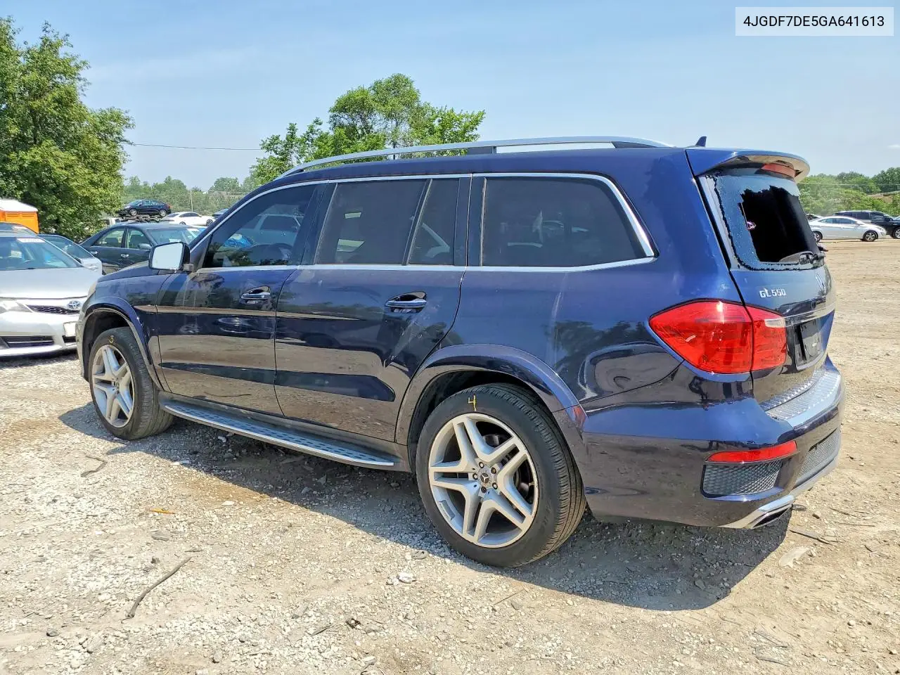2016 Mercedes-Benz Gl 550 4Matic VIN: 4JGDF7DE5GA641613 Lot: 85629745