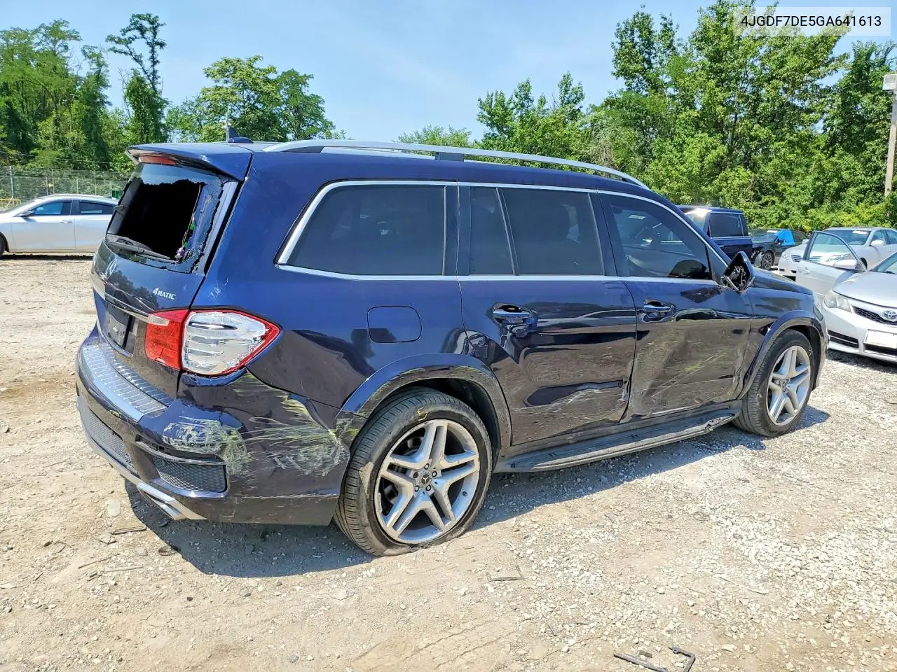 2016 Mercedes-Benz Gl 550 4Matic VIN: 4JGDF7DE5GA641613 Lot: 85629745
