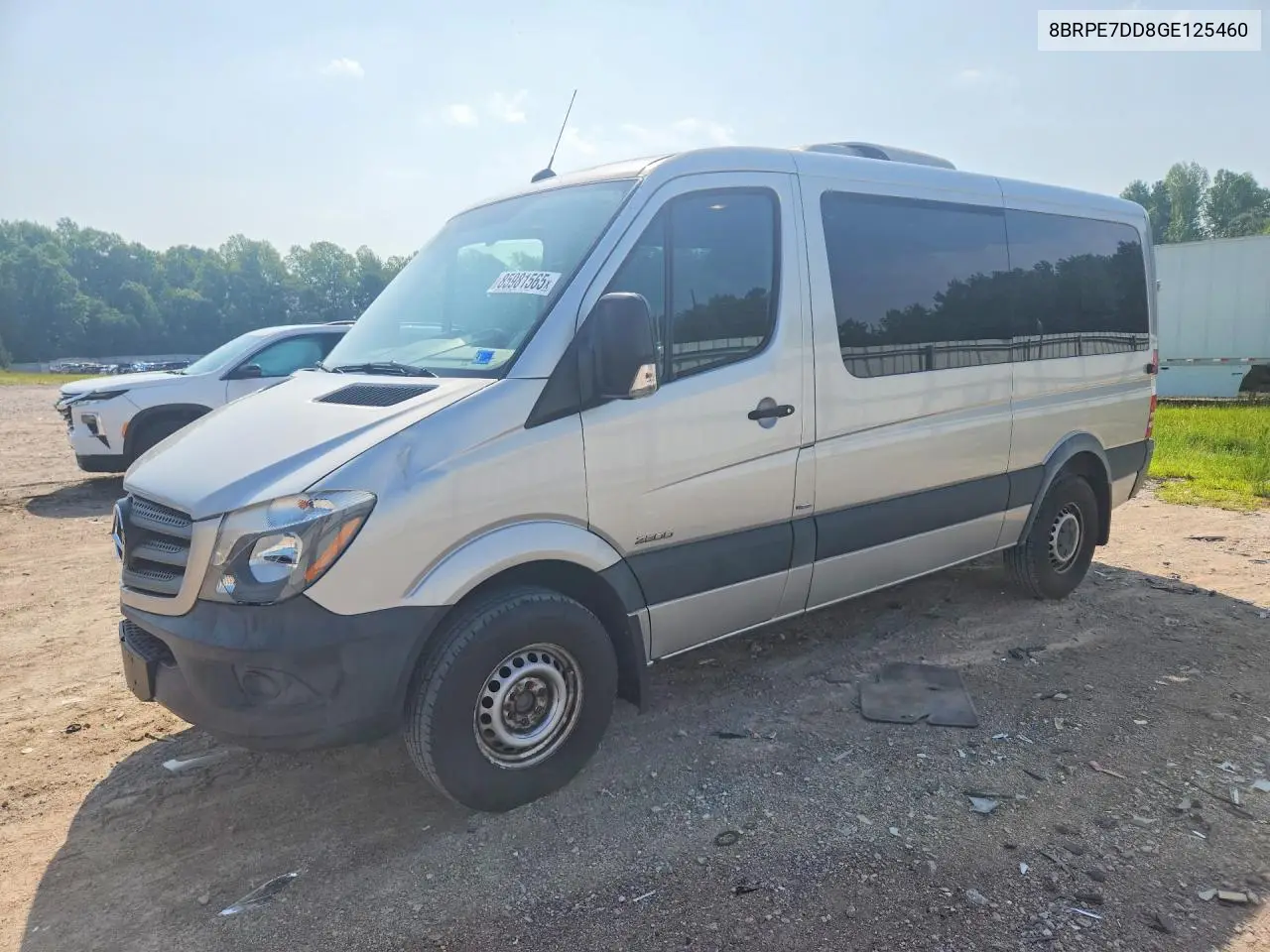 2016 Mercedes-Benz Sprinter 2500 VIN: 8BRPE7DD8GE125460 Lot: 85981565
