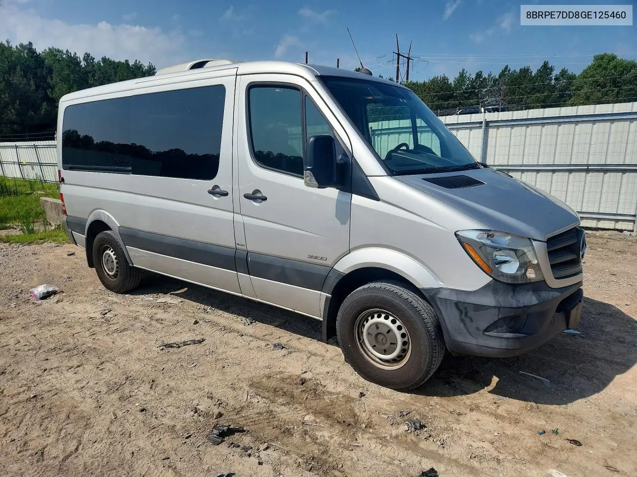 2016 Mercedes-Benz Sprinter 2500 VIN: 8BRPE7DD8GE125460 Lot: 85981565