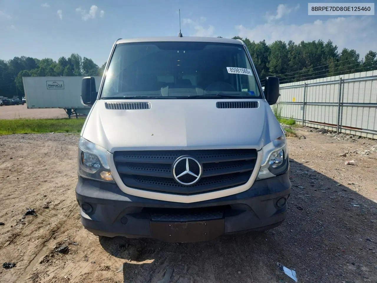 2016 Mercedes-Benz Sprinter 2500 VIN: 8BRPE7DD8GE125460 Lot: 85981565