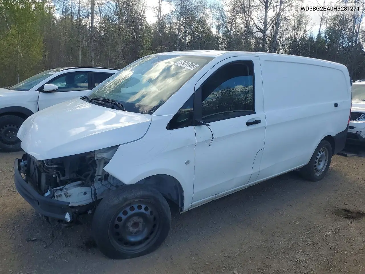 2017 Mercedes Benz Metris VIN: WD3BG2EA0H3281271 Lot: 52894396