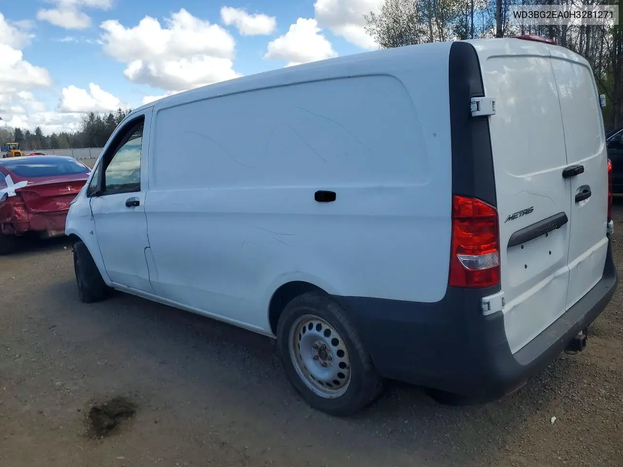 2017 Mercedes Benz Metris VIN: WD3BG2EA0H3281271 Lot: 52894396