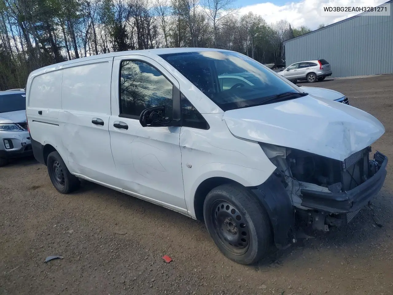2017 Mercedes Benz Metris VIN: WD3BG2EA0H3281271 Lot: 52894396