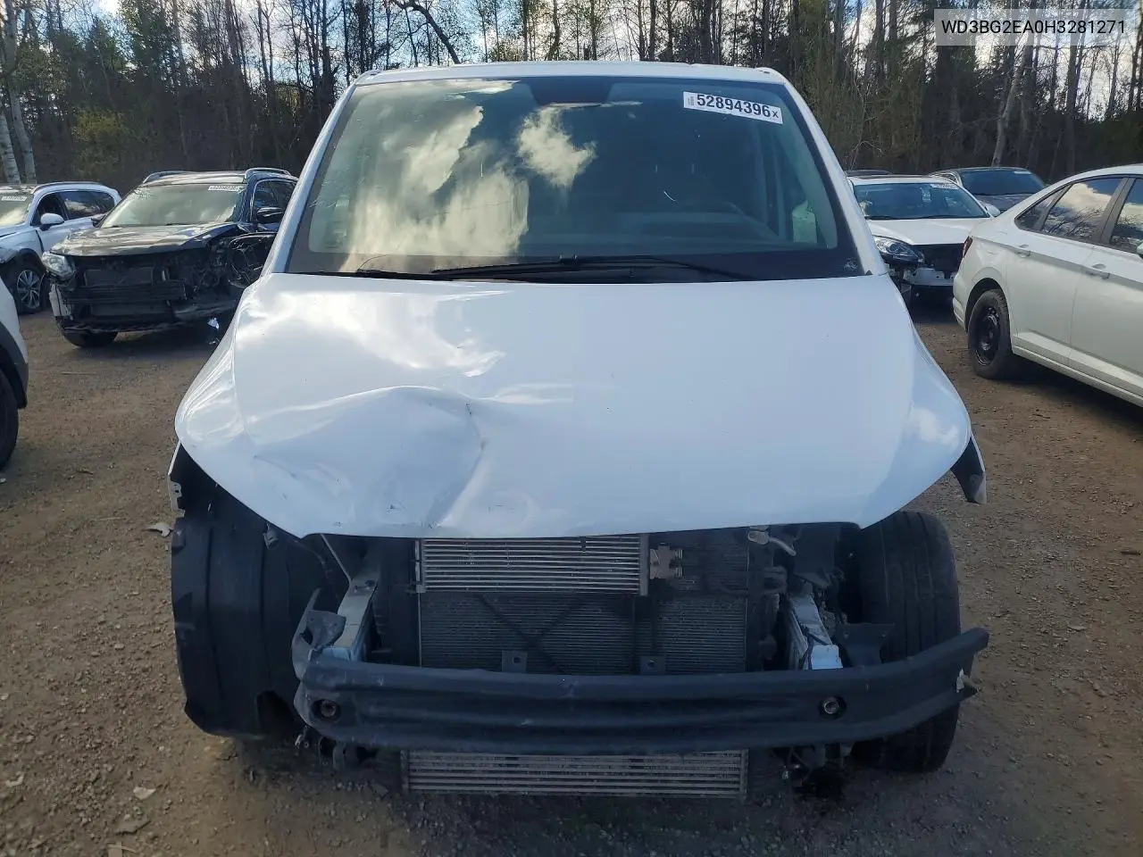 2017 Mercedes Benz Metris VIN: WD3BG2EA0H3281271 Lot: 52894396