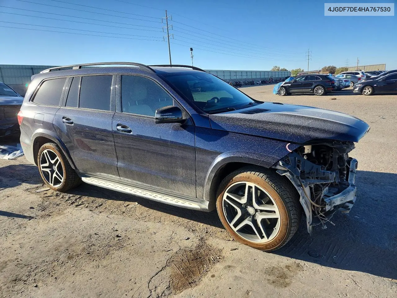 2017 Mercedes-Benz Gls 550 4Matic VIN: 4JGDF7DE4HA767530 Lot: 53384196