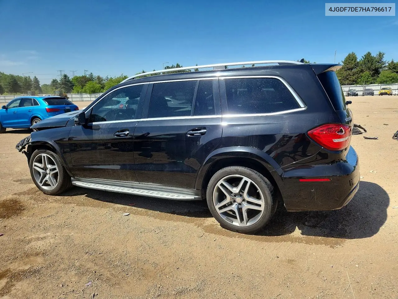 2017 Mercedes-Benz Gls 550 4Matic VIN: 4JGDF7DE7HA796617 Lot: 53940616