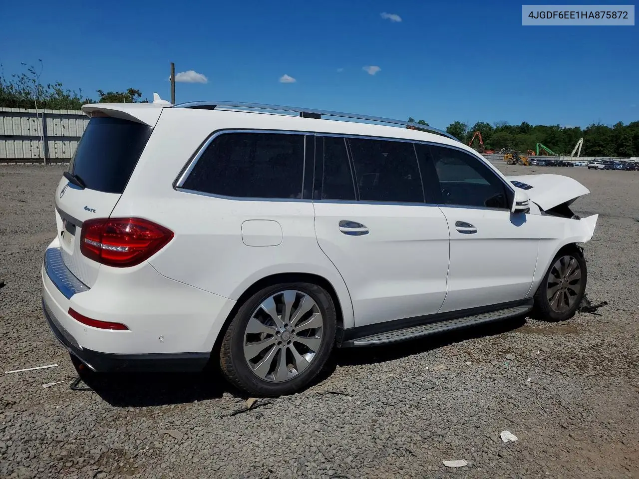 2017 Mercedes-Benz Gls 450 4Matic VIN: 4JGDF6EE1HA875872 Lot: 54265966